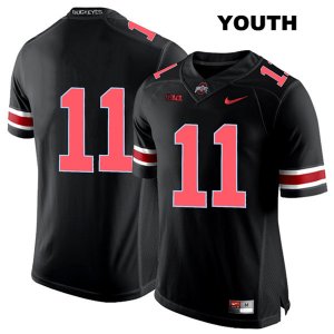 Youth NCAA Ohio State Buckeyes Austin Mack #11 College Stitched No Name Authentic Nike Red Number Black Football Jersey HK20R77FG